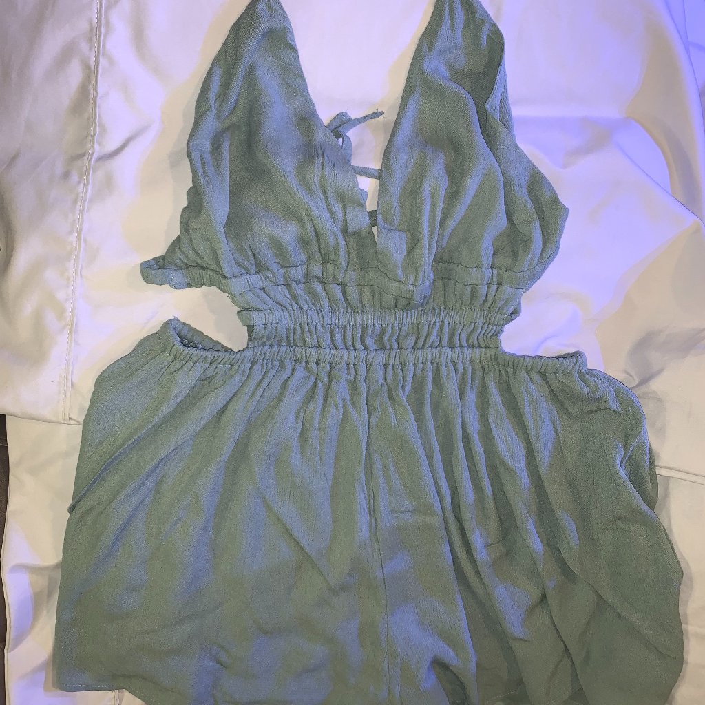 Halter Backless Romper